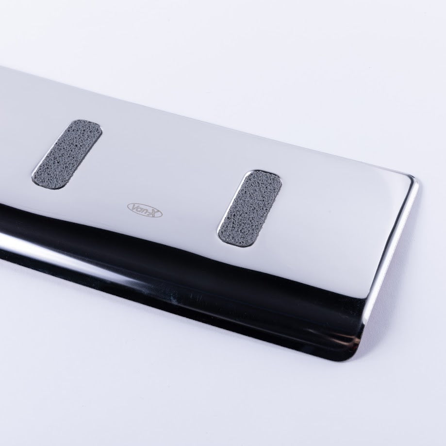 VW T6.1 Rear Bumper Protector With Rubber Inserts Barndoor Stainless Steel