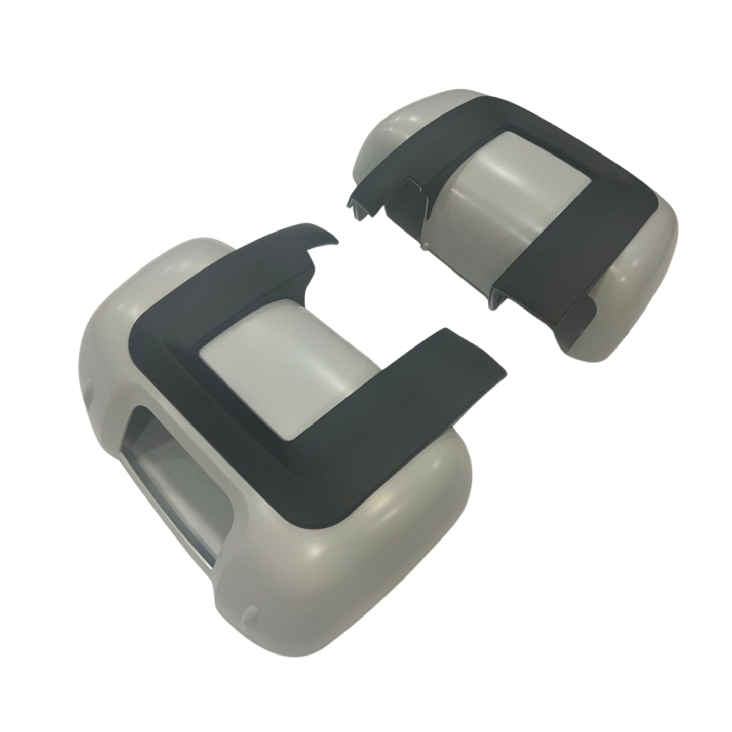 Voor Citroën Jumper Wing spiegelkap/covers (set van 2) - Mat Wit | Van-X