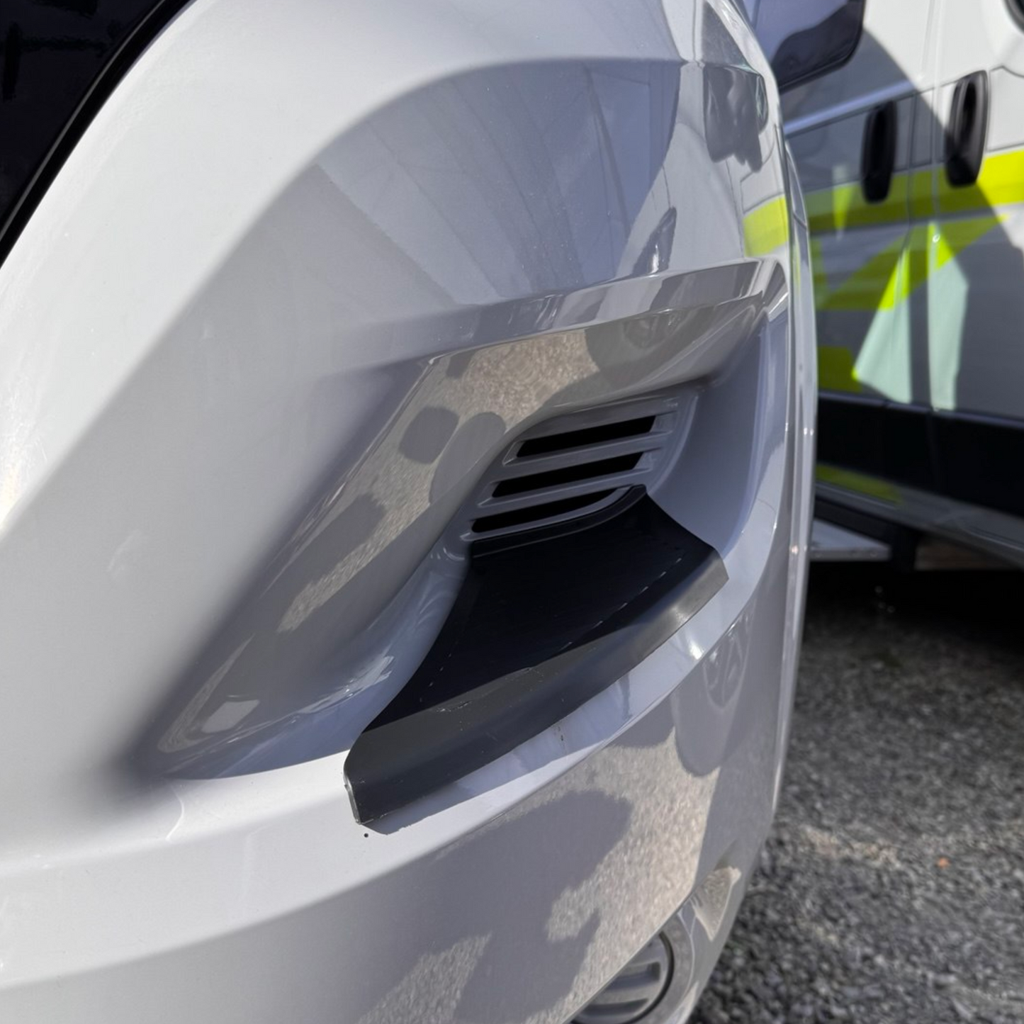 Voor Opel Movano Voorbumper Voetplaatbeschermers – Zwart, Set van 2 | Van-X