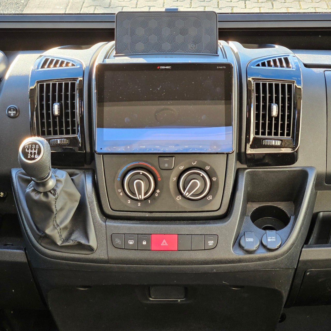Dashboard Air Vent (Black) For Fiat Ducato