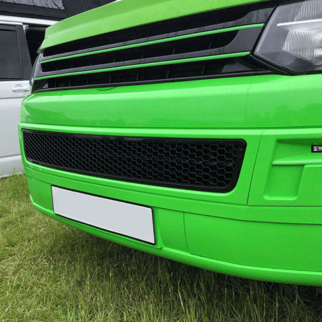 VW T5.1 Honingraatbumpergaas (matzwart)