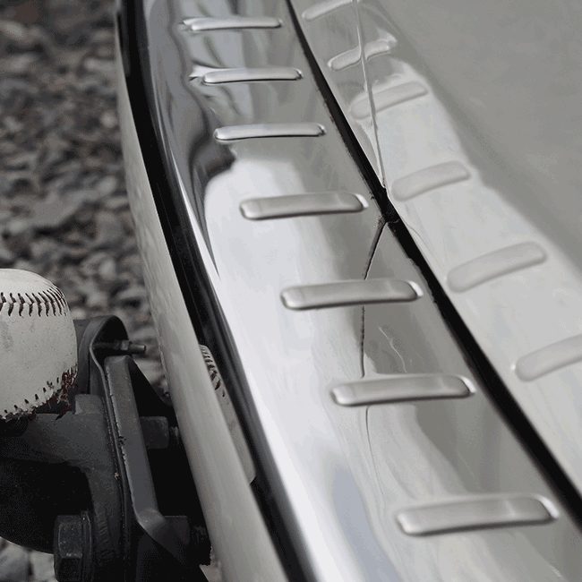 Achterbumperbeschermer voor VW T5 T5.1 roestvrij staal