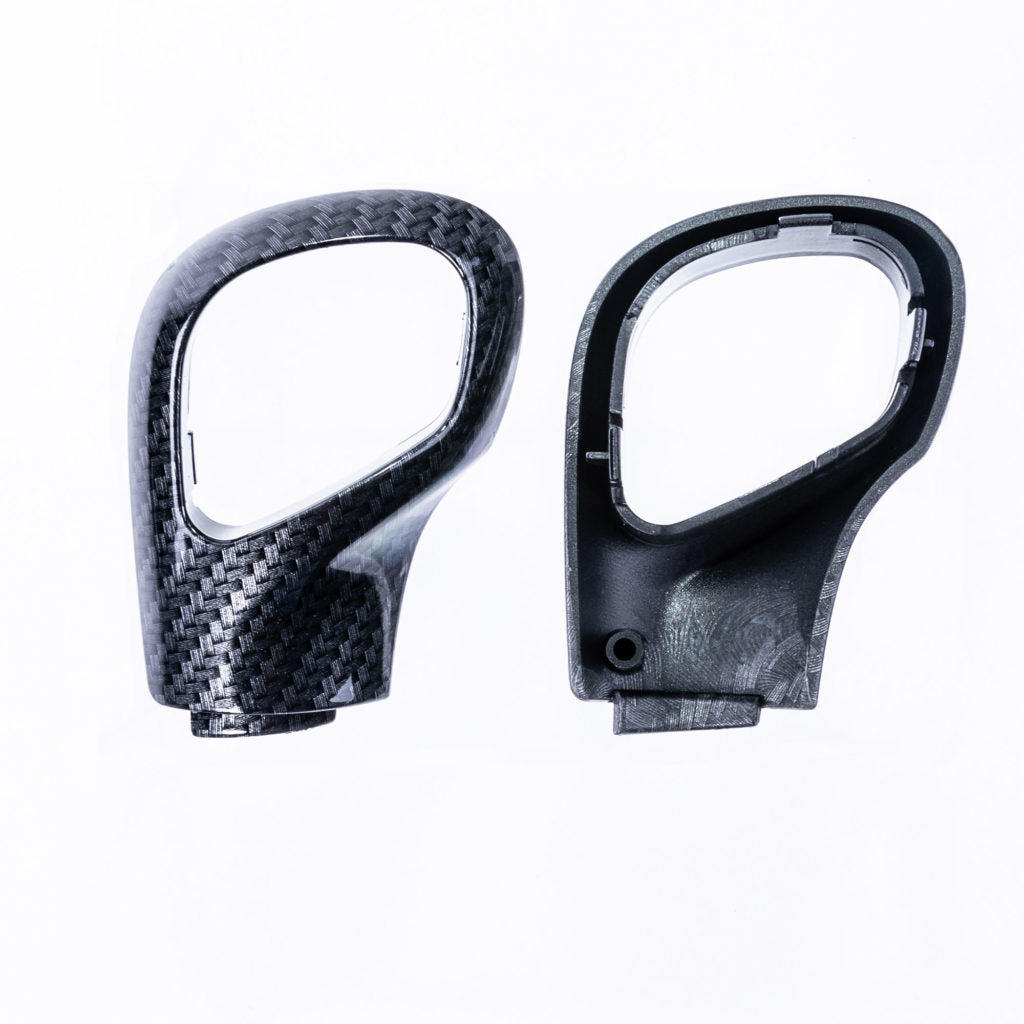 Voor VW T6.1 Transporter Auto DSG versnellingspook stylingkappen – Carbon geverfde afdekkingen, klaar voor montage upgrade