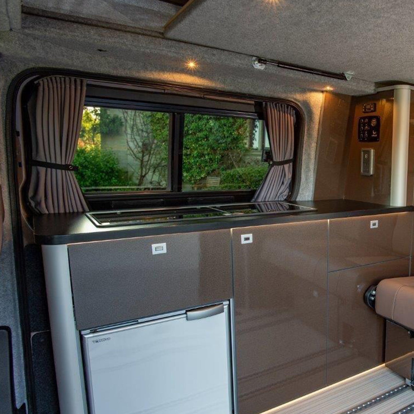 For Opel New Vivaro Premium 3 x Side Window Curtains Van-X
