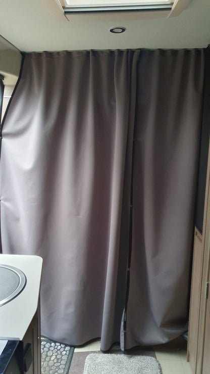 For Motorhome Cab Divider Curtain Kit 188cm Drop – Motorhome Privacy Curtain | Van-X