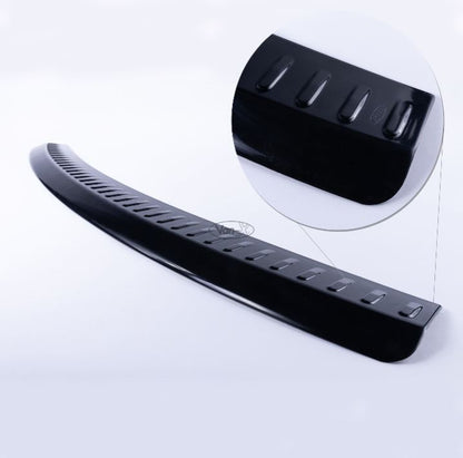 VW Caddy Barndoor/Tailgate Rear Bumper Protector Black Plastic (B-GRADE)