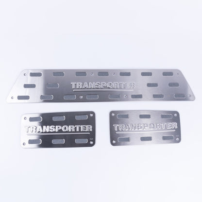 RVS opstapbeschermers voor VW T6 (set van 3)