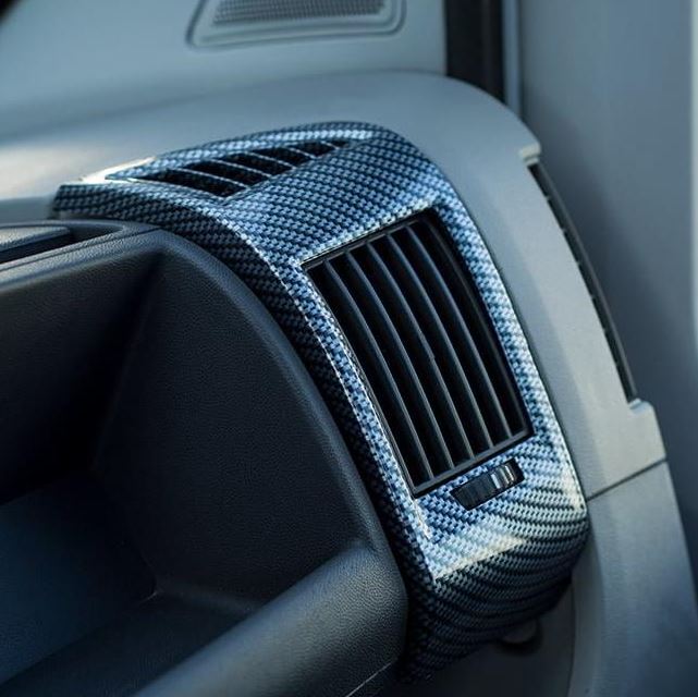 Peugeot Boxer Dashboard Air Vent (Silver Carbon)