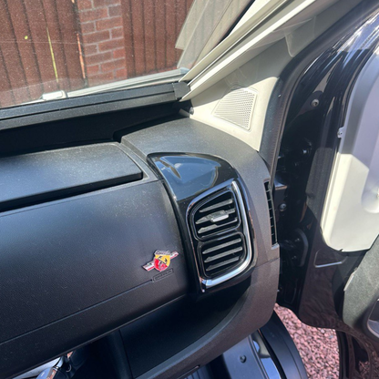 Voor Peugeot Boxer Air Vent Trim Set – Glanzend Zwart Dashboard Upgrade voor Nieuwe Modellen