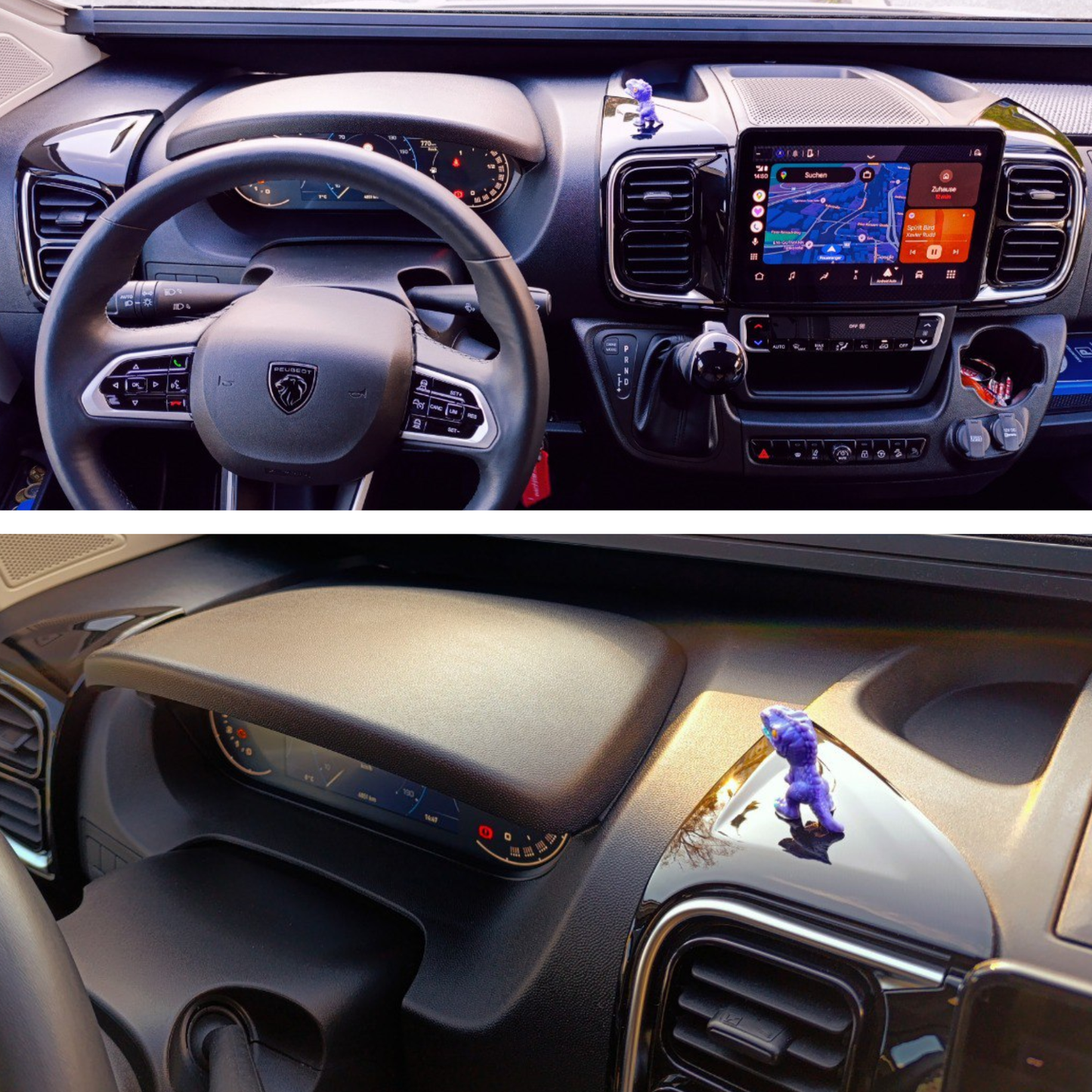 Voor Peugeot Boxer Air Vent Trim Set – Glanzend Zwart Dashboard Upgrade voor Nieuwe Modellen