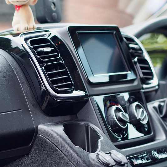 Voor Citroen Jumper Air Vent Trim Set – Glanzend Zwart Dashboard Upgrade voor Nieuwe Modellen