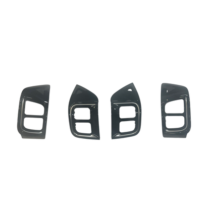 Voor Peugeot Boxer Air Vent Trim Set – Glanzend Zwart Dashboard Upgrade voor Nieuwe Modellen