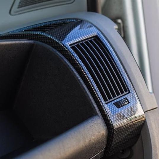 Peugeot Boxer Dashboardventilatie (Dark Carbon) AUTO-SLEEPERS,BAILEY,HOBBY, HYMER, RAPIDO, SWIFT, AUTO-TRAIL