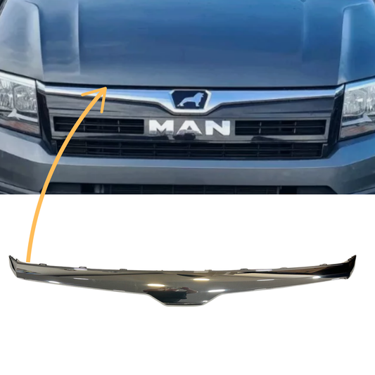 Man TGE Badgeless Grille Trim - Chrome