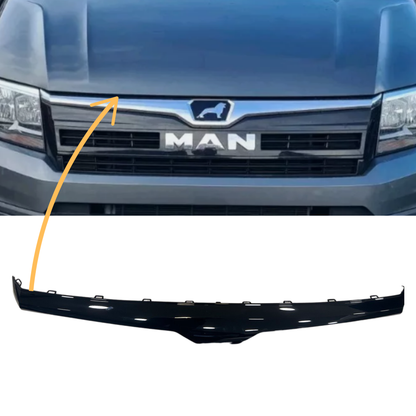 Man TGE Badgeless Grille Trim - Glanzend Zwart