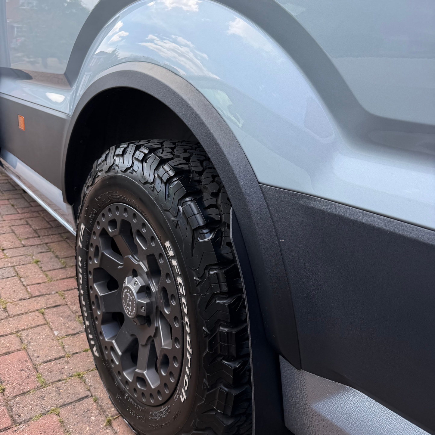 For VW New Crafter / MAN TGE Wheel Arch Protectors 4pcs – Textured Finish - Heavy Duty Flexible OEM+ No Cut Kit