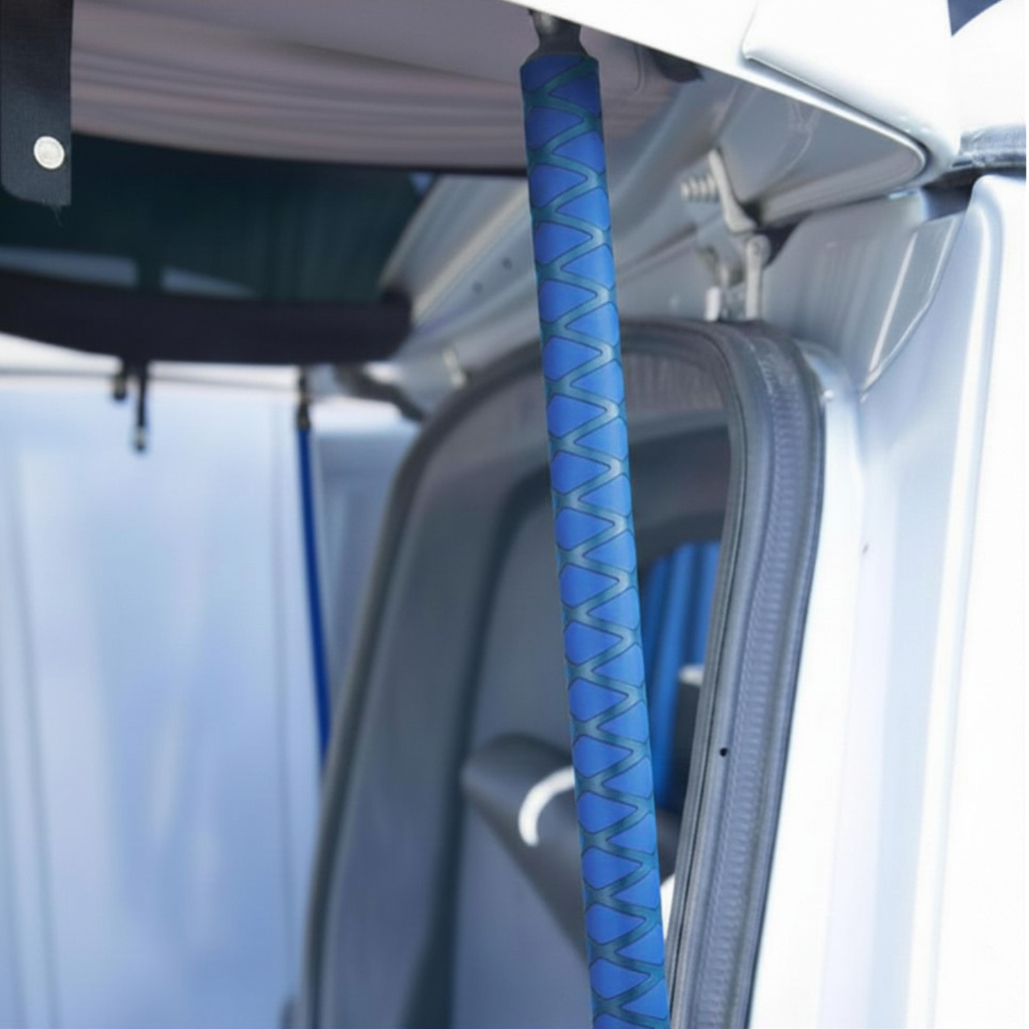 For VW T5/T5.1 Tailgate Elevation Roof Gas Strut Styling Cover Kit (Cross Pattern) |  Van-X