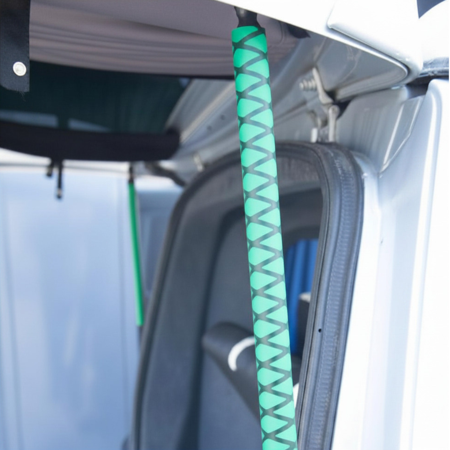 For VW T5/T5.1 Tailgate Elevation Roof Gas Strut Styling Cover Kit (Cross Pattern) |  Van-X