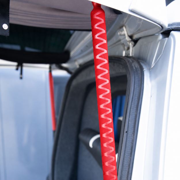 For VW T5/T5.1 Tailgate Elevation Roof Gas Strut Styling Cover Kit (Cross Pattern) |  Van-X