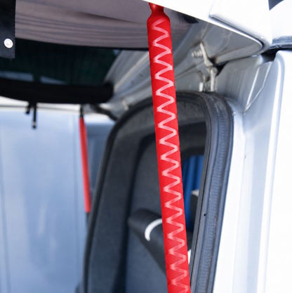 For VW T5/T5.1 Tailgate Elevation Roof Gas Strut Styling Cover Kit (Cross Pattern) |  Van-X