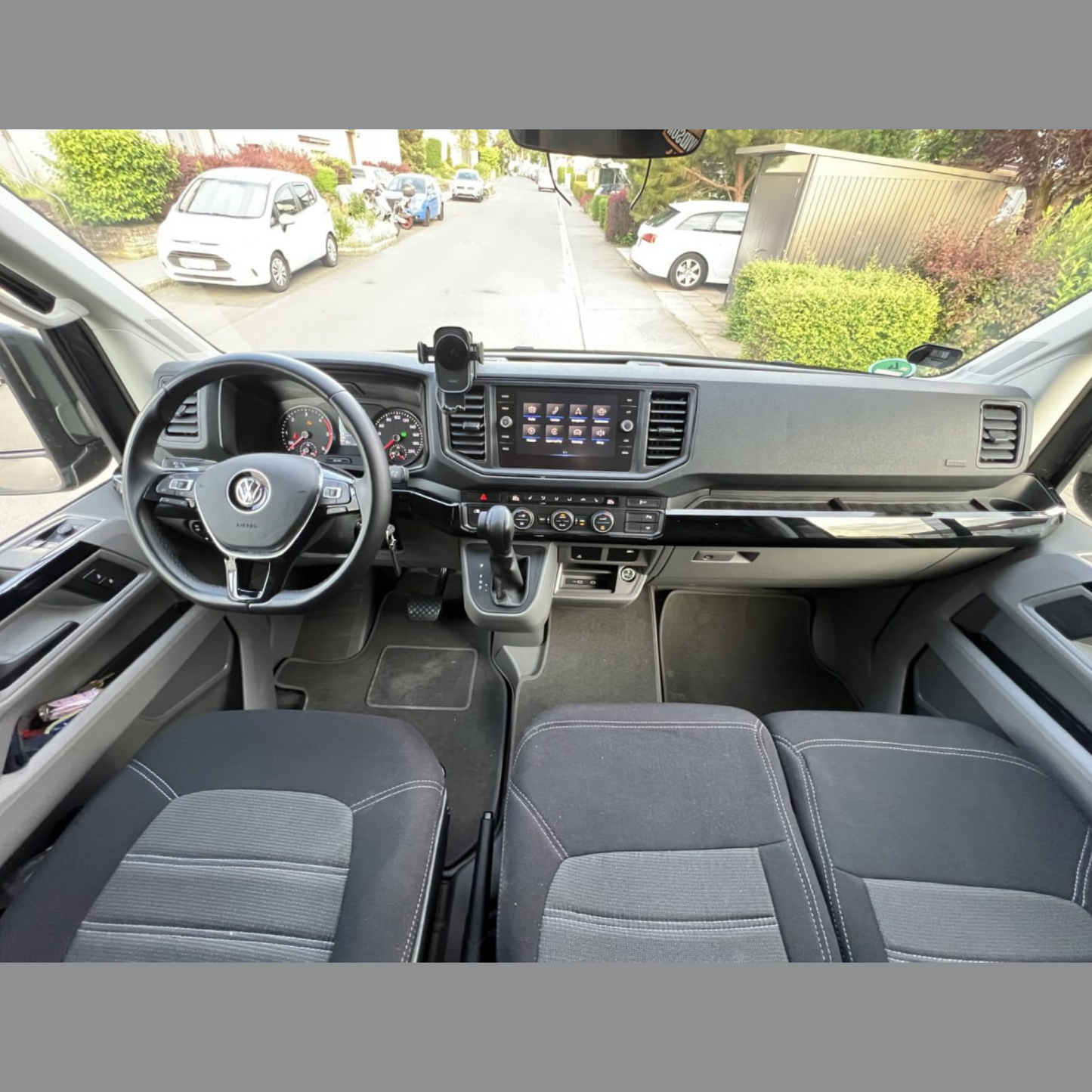 Voor MAN TGE LHD Onderste Dashboard Styling Trims - Glanzend Zwart (Set van 6) | Van-X