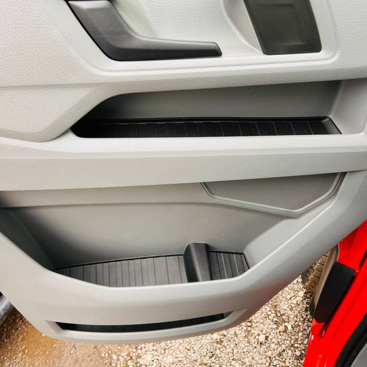 Voor VW Crafter / MAN TGE Nieuwe Vorm Interieurbundel Rubberen Matten - Zwart | Van-X