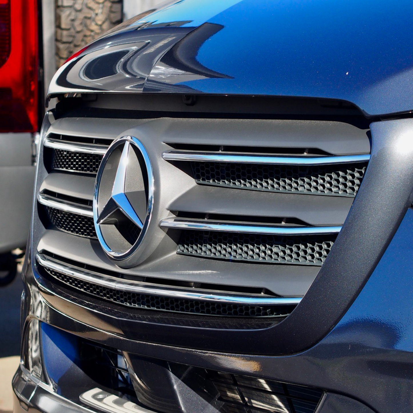 Voor Mercedes Sprinter 907 Honingraat Bovenste Grille Mesh Set - 5-delige Set | Van-X