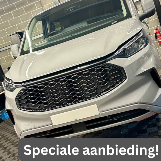 For Ford Transit Custom 2024+ Front Grille – Gloss Black | Stylish & Durable Upgrade