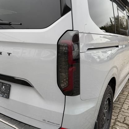 For New Transit Custom 2024–2026 Van-X Full LED Rear Lights Taillights – Smoked Lenses Upgrade