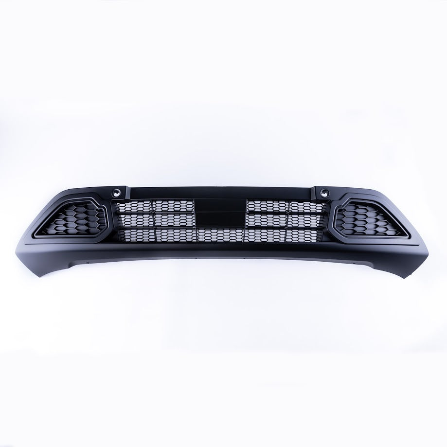 For Ford Transit Custom Complete Front Grille Package New Shape Matte Black Bundle ONLY Painted and Ready to Fit