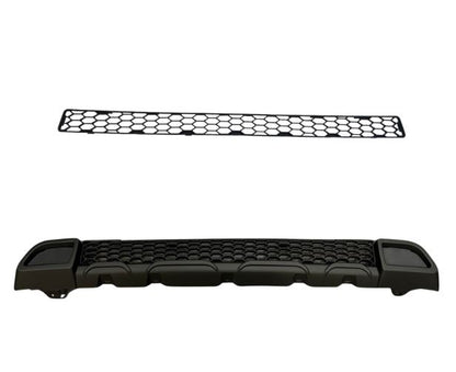 For Peugeot Boxer Front Honeycomb Bumper Grille Bundle 2pcs - Matte Black | Van-X