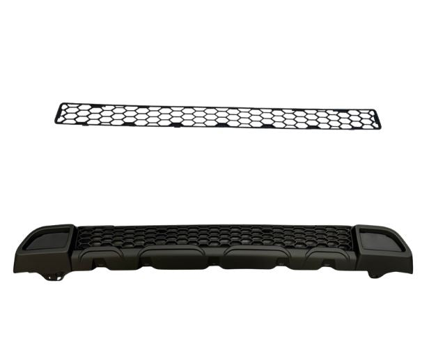 For Opel Movano Front Honeycomb Bumper Grille Bundle 2pcs - Matte Black | Van-X
