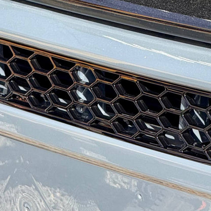 Citroen Jumper Bumper Honeycomb without Parking Sensors - Gloss Black