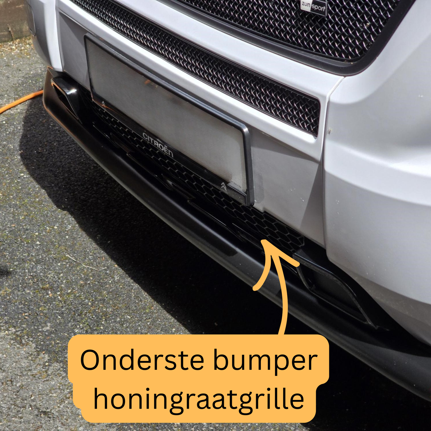 Peugeot Boxer Lower Bumper Honeycomb Grille - Gloss Black