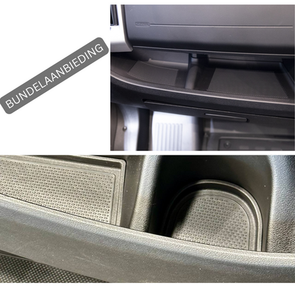 Voor VW Crafter / MAN TGE Nieuwe Vorm Interieurbundel Rubberen Matten - Zwart | Van-X