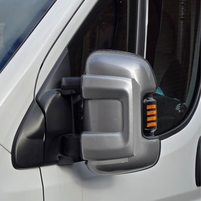 For Citroën Jumper Side Signal Mirror Indicator LED Light - Smoked Lens