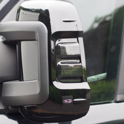 Voor Citroen Jumper Wing spiegelkap/kappen (set van 2) - zwart | Van-X