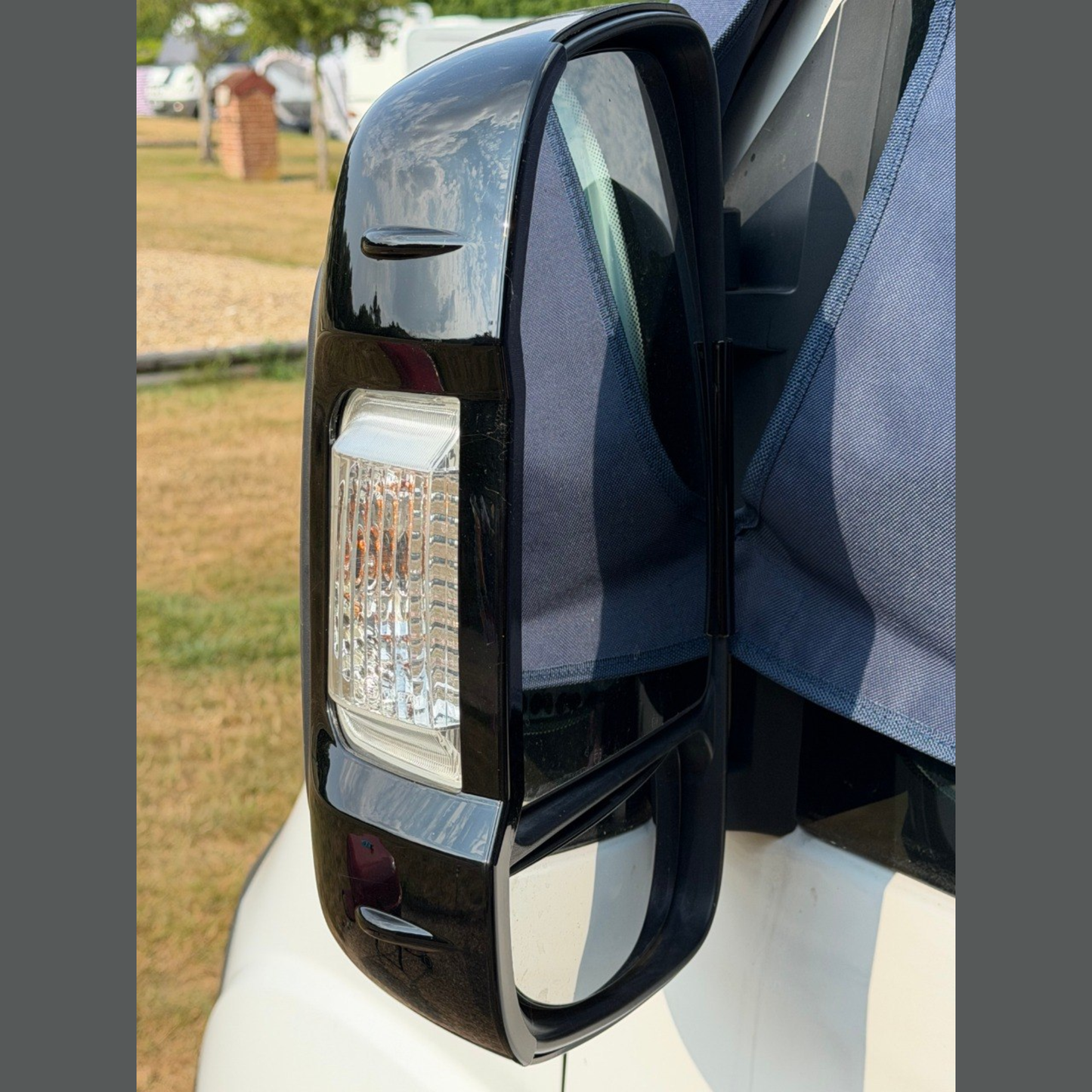 Voor Citroen Jumper Wing spiegelkap/kappen (set van 2) - zwart | Van-X