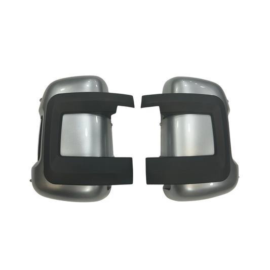 Voor Citroen Jumper Wing spiegelkap/covers (set van 2) - Zilver | Van-X