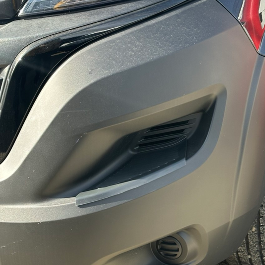 Voor Peugeot Boxer Voorbumper Voetplaatbeschermers – Zwart, Set van 2 | Van-X