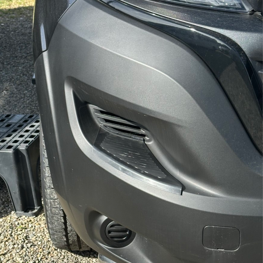 Voor Citroën Jumper Voorbumper Voetplaatbeschermers – Zwart, Set van 2 | Van-X