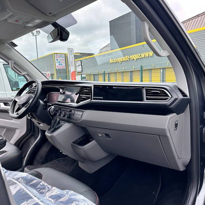 Comfort Glovebox Interior Bundle Package For Volkswagan Transporter T6.1 - Gloss Black