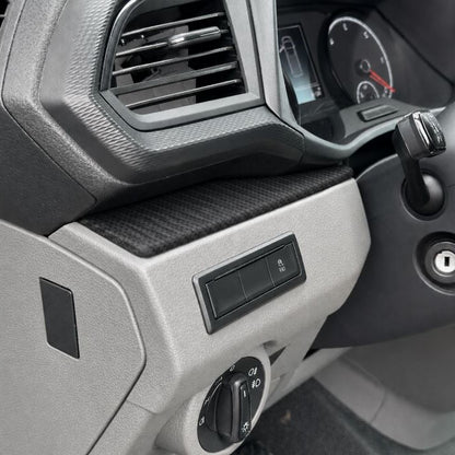For VW T6.1 4-Piece Lower Dashboard & Door Trim Set | Carbon Interior Upgrade | Van-X