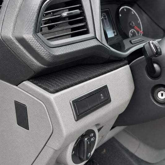 For VW T6.1 4-Piece Lower Dashboard & Door Trim Set | Carbon Interior Upgrade | Van-X