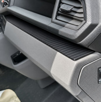 For VW T6.1 4-Piece Lower Dashboard & Door Trim Set | Carbon Interior Upgrade | Van-X