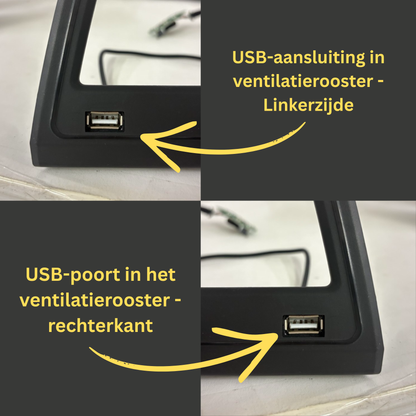 Voor VW T6 luchtventilatie-uitvoeringen met bekerhouder - Bundel aan de linker- en rechterkant – Interieuraccessoires | Van-X