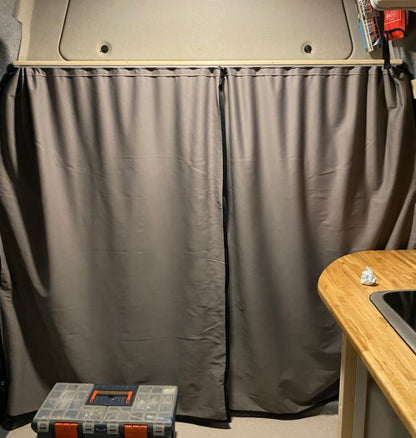 For Opel Movano Motorhome, Campervan, Maxi-Cab Divider Premium Curtain With Rail