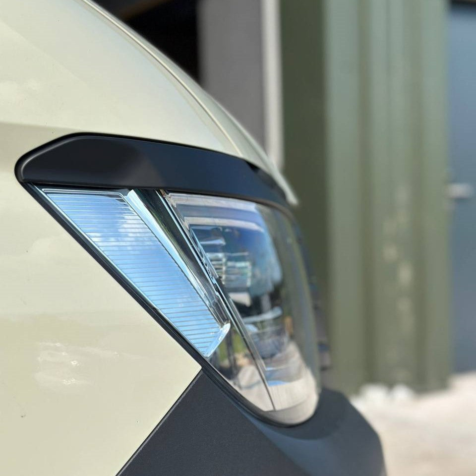 For MAN TGE Headlight Eyebrow Trim – Matte Black - Van Styling Accessory by Van-X