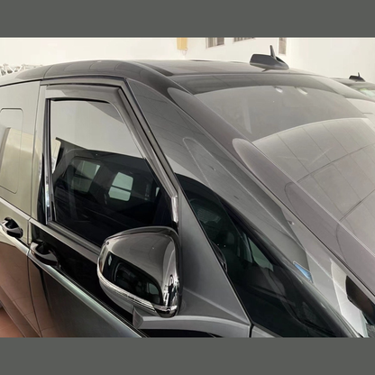 voor VW T7 Transporter Multivan Caravelle In-Channel getinte windafbuigers – Van-X