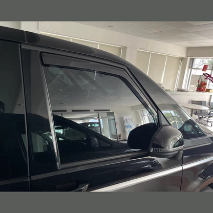 voor VW T7 Transporter Multivan Caravelle In-Channel getinte windafbuigers – Van-X